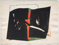 Orange et vert sous le noir