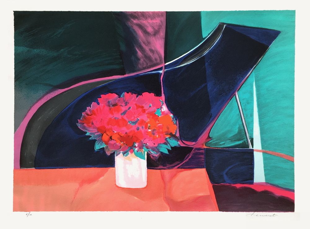 Le bouquet au piano III