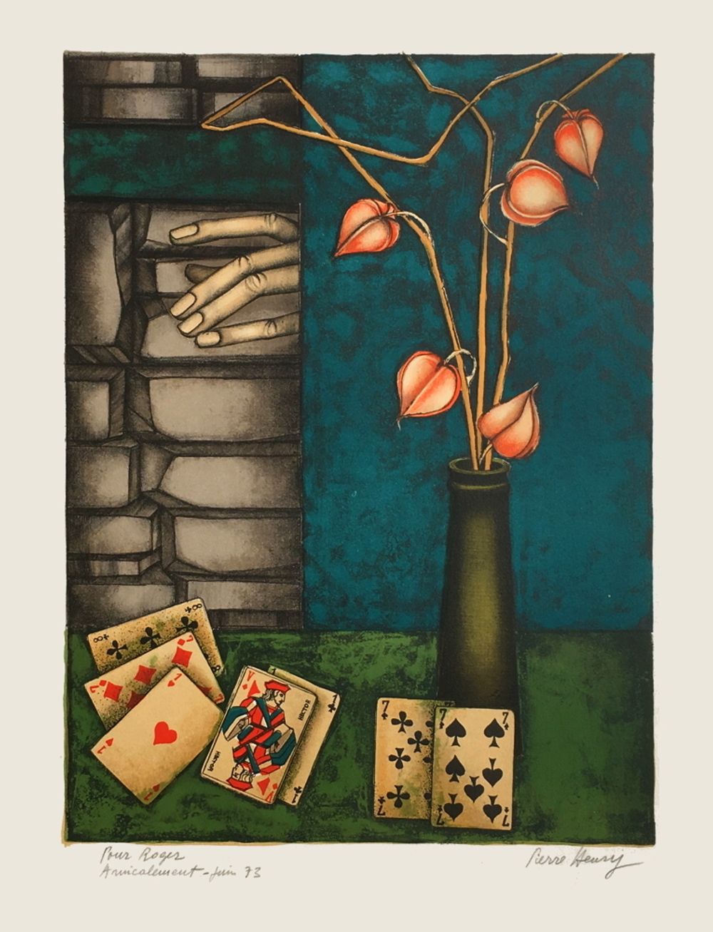 Nature morte aux cartes