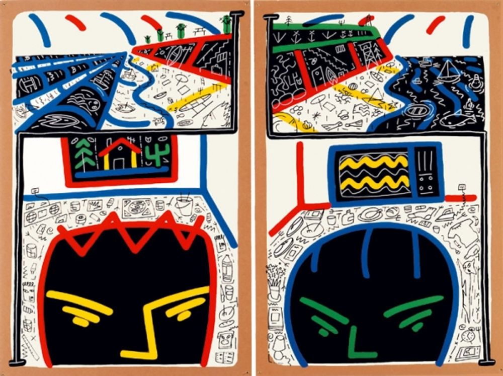 Rêve de plage (diptyque)