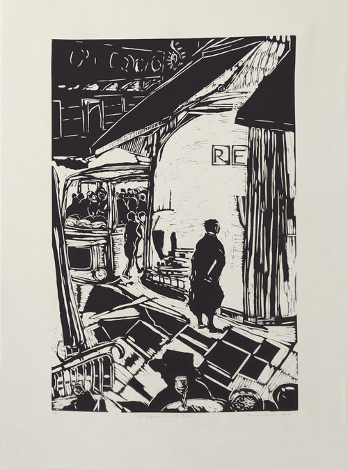 A l'angle de la rue de Rennes