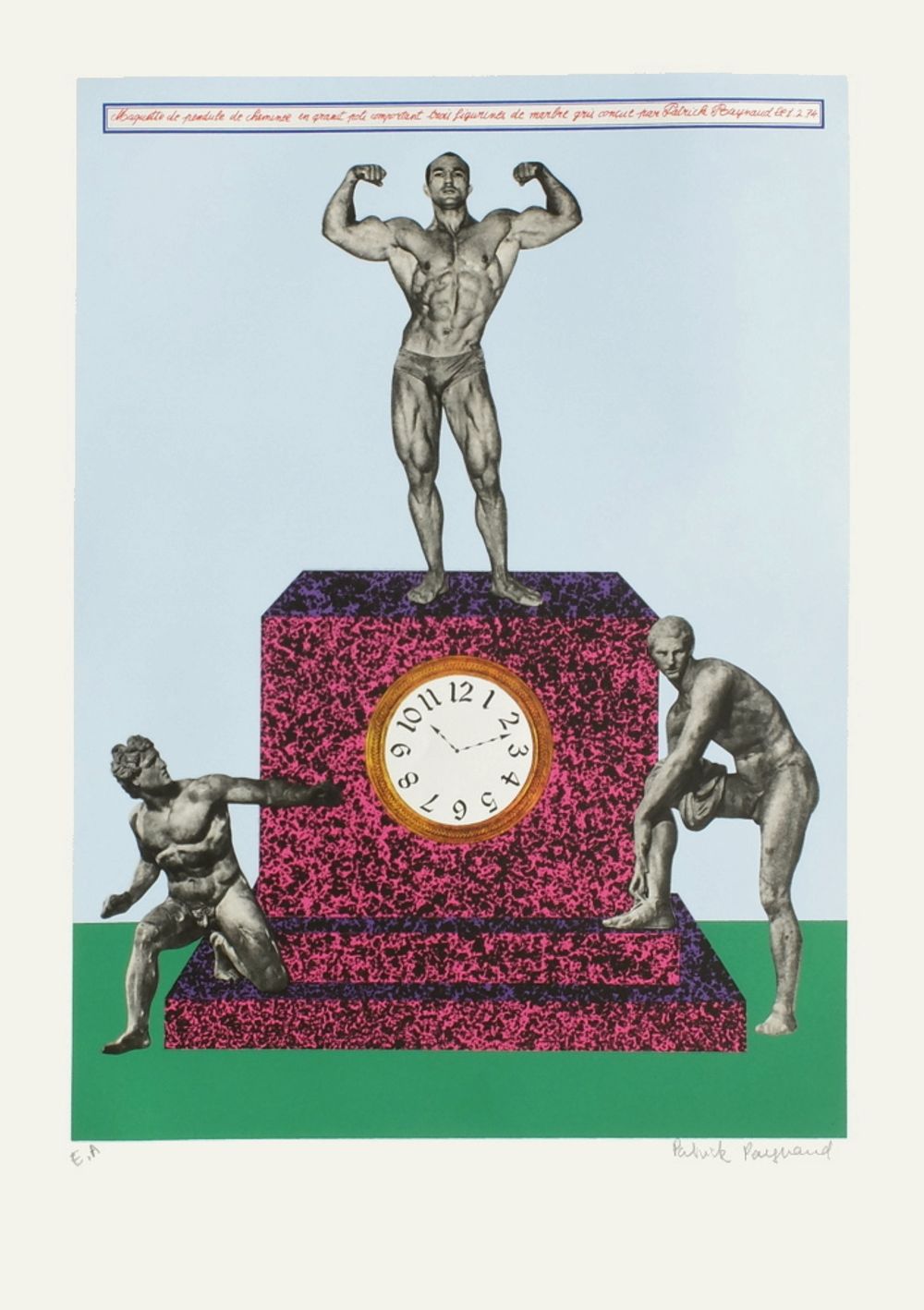 Maquette de pendule de cheminée