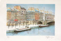 Paris - Le quai Saint Bernard et Sainte Geneviève