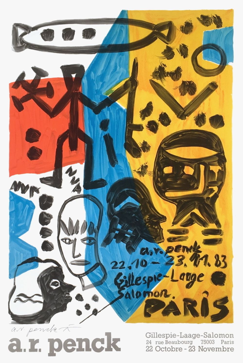 Expo 83 - Galerie Gillespie Laage Salomon (signed)