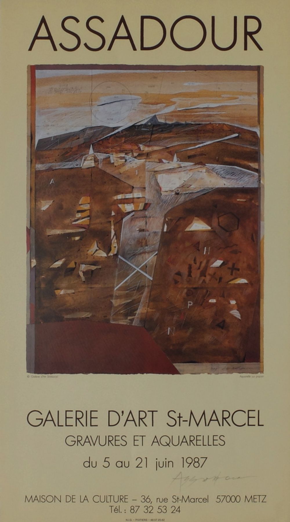 Expo 87 - Galerie d'Art Saint Marcel