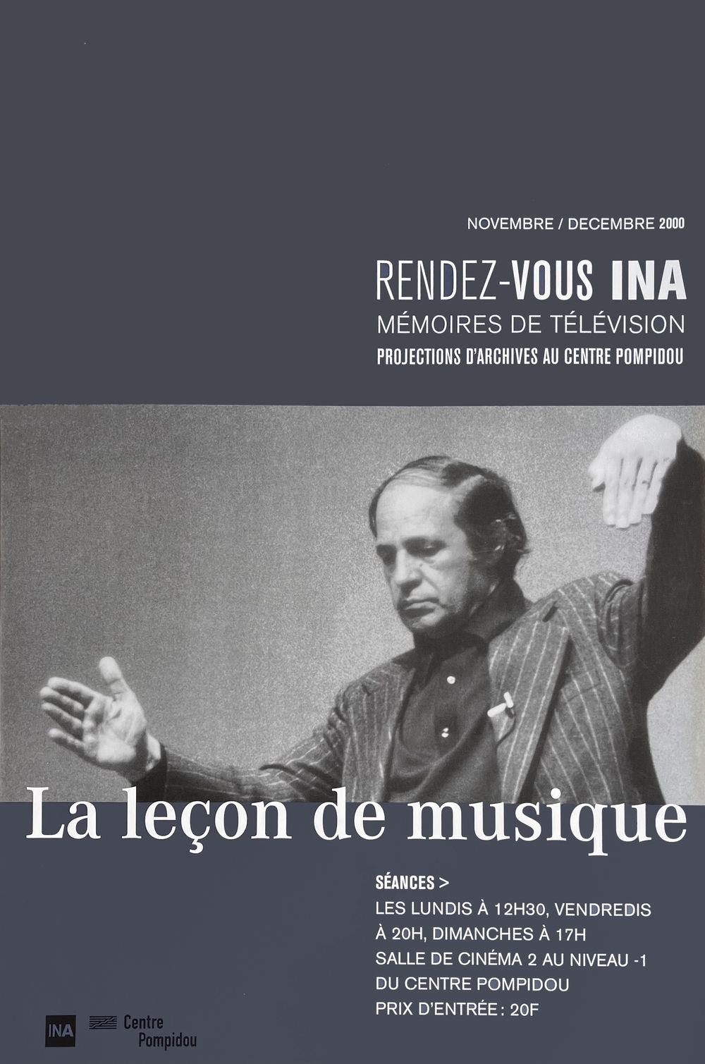 Pierre Boulez - Rendez-vous INA - Centre Pompidou
