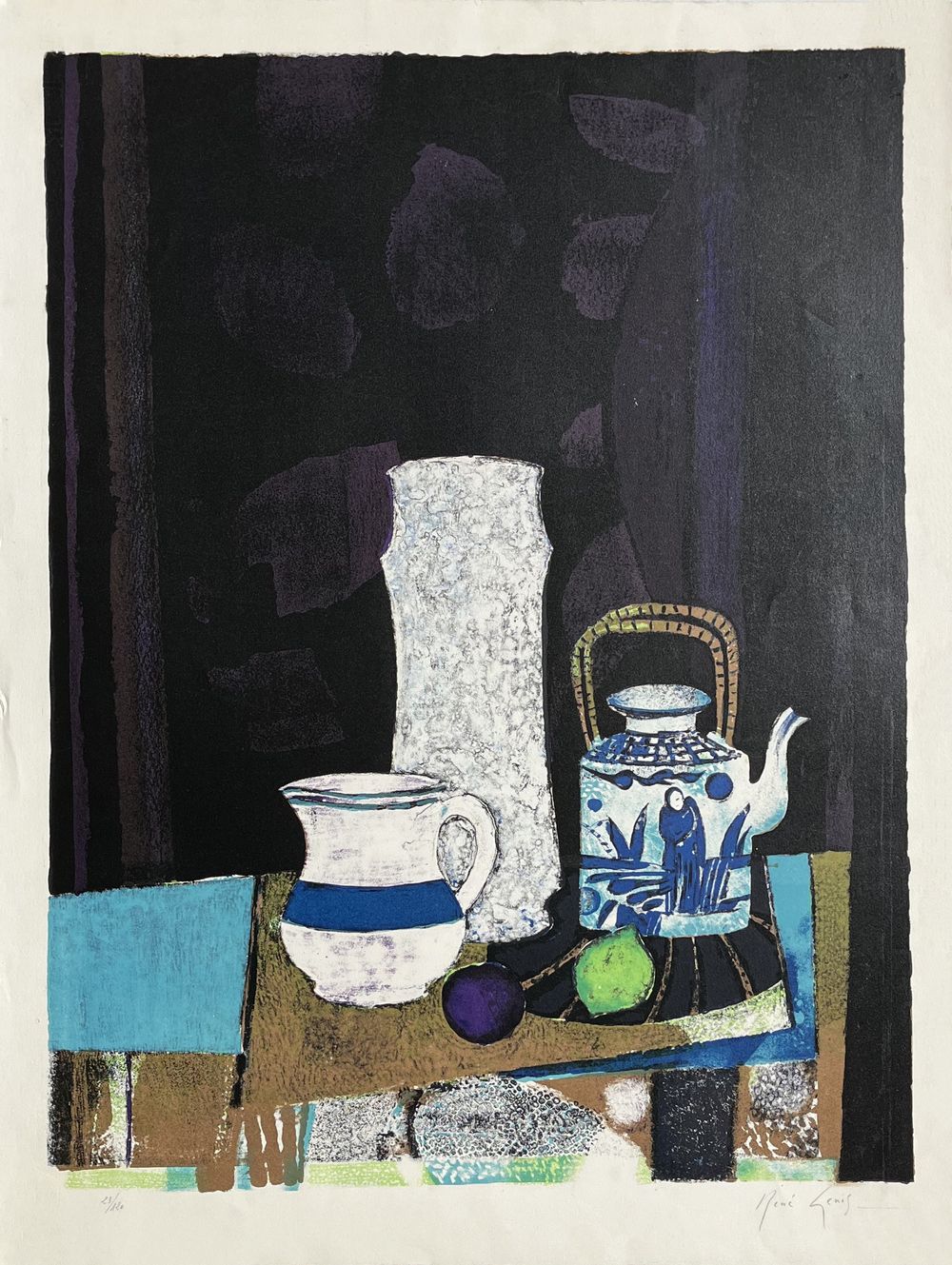 Nature morte à la théière