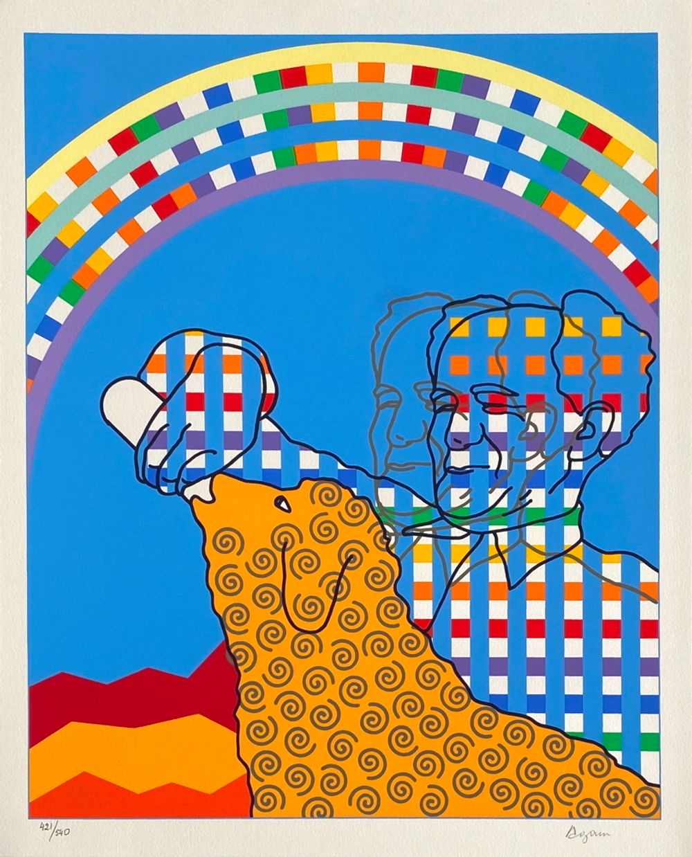 Ben Gourion (10 screenprints + 1 multiple) — vue 10