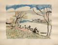 Pêcheurs en bord de Seine