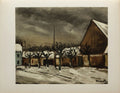 Sauret suite - 1952 - Les tilleuls sous la neige