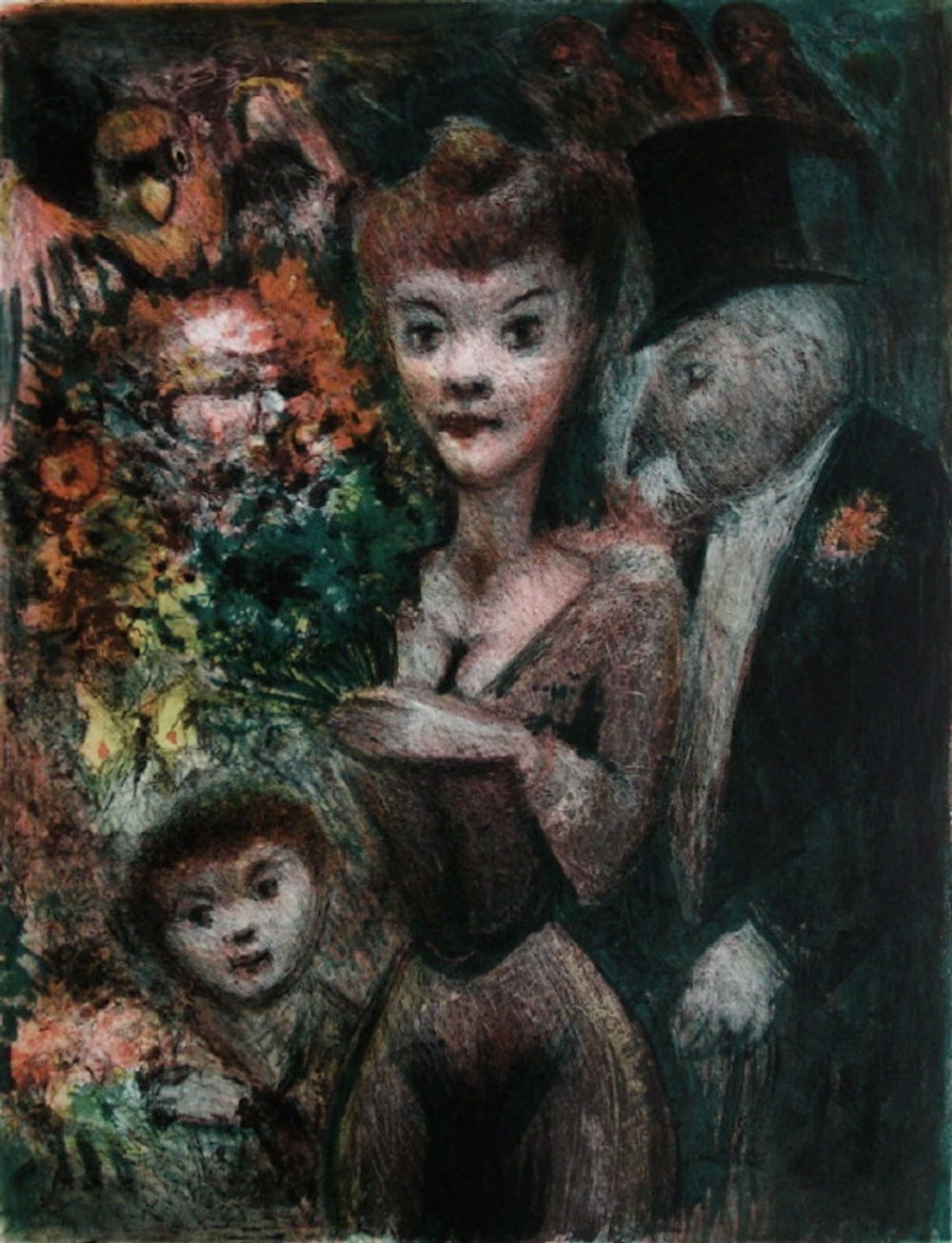 La marchande de fleurs et d'oiseaux
