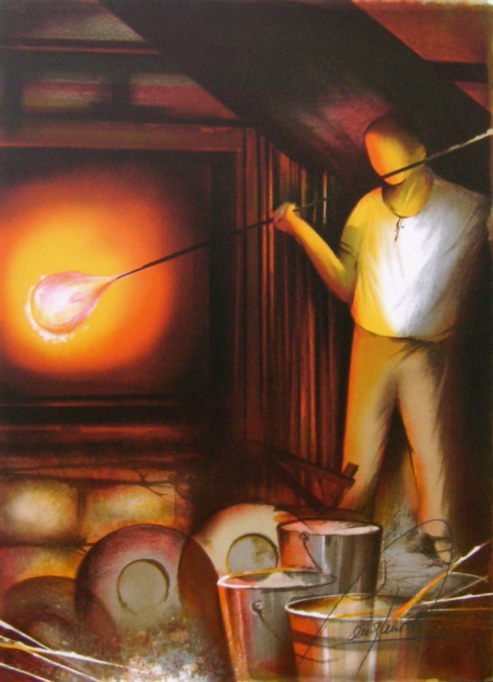Métiers - Le souffleur de verre