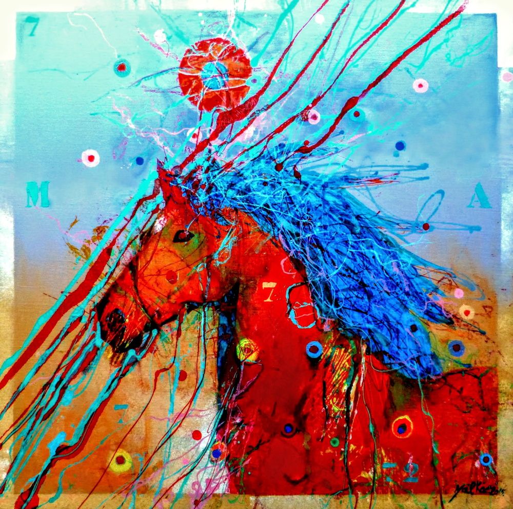 Red horse