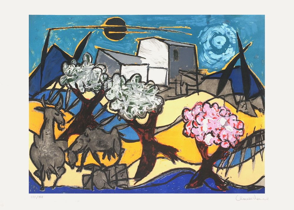 Paysage aux oliviers