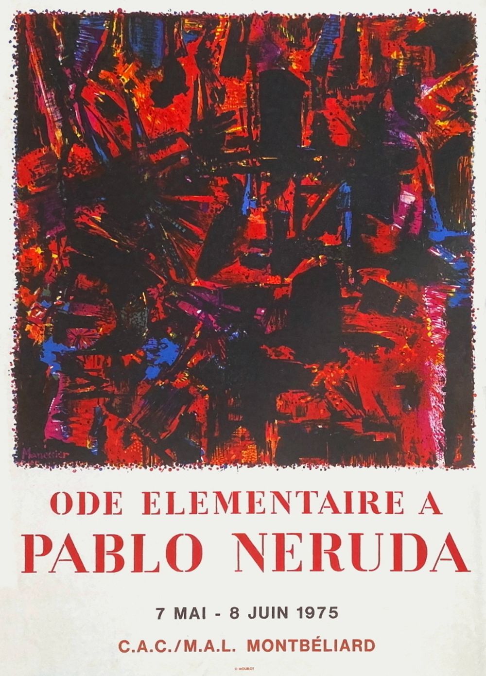Expo 75 - Montbéliard - Ode à Pablo Néruda