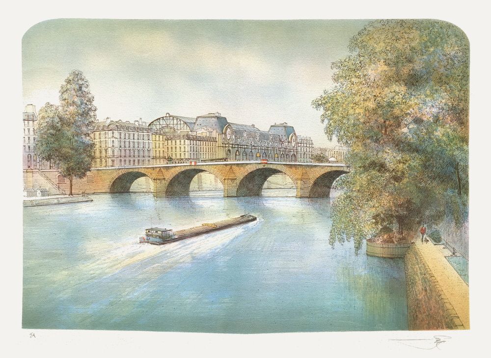 Paris - Le Pont-Royal et le Musée d'Orsay