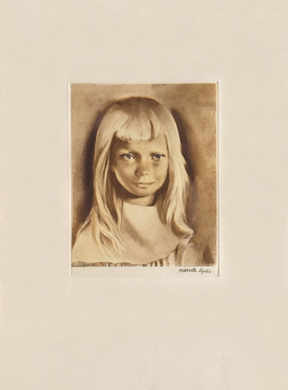 Portrait de fillette