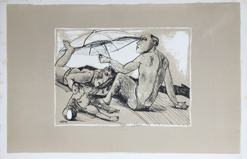 Scène de plage III