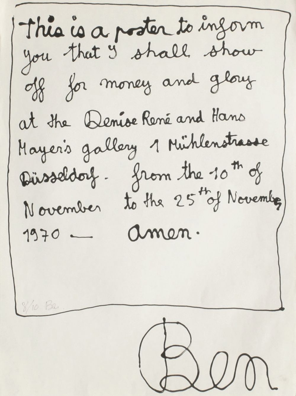 This is a poster - Denise René & Hans Mayer's Gallery
