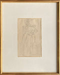 Fermière au joug (étude) I