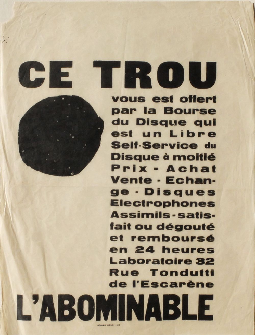 Ce trou l'abominable