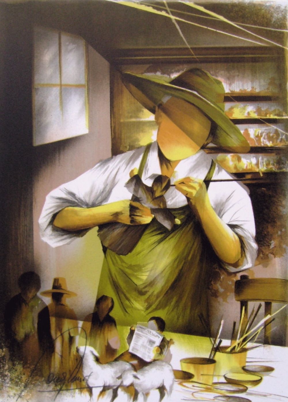 Métiers - Le santonnier