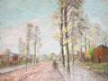 Paysage de banlieue