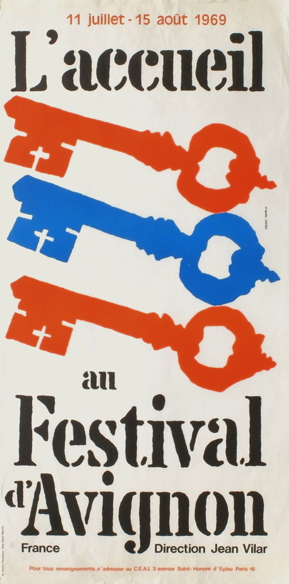 L'accueil au Festival d'Avignon