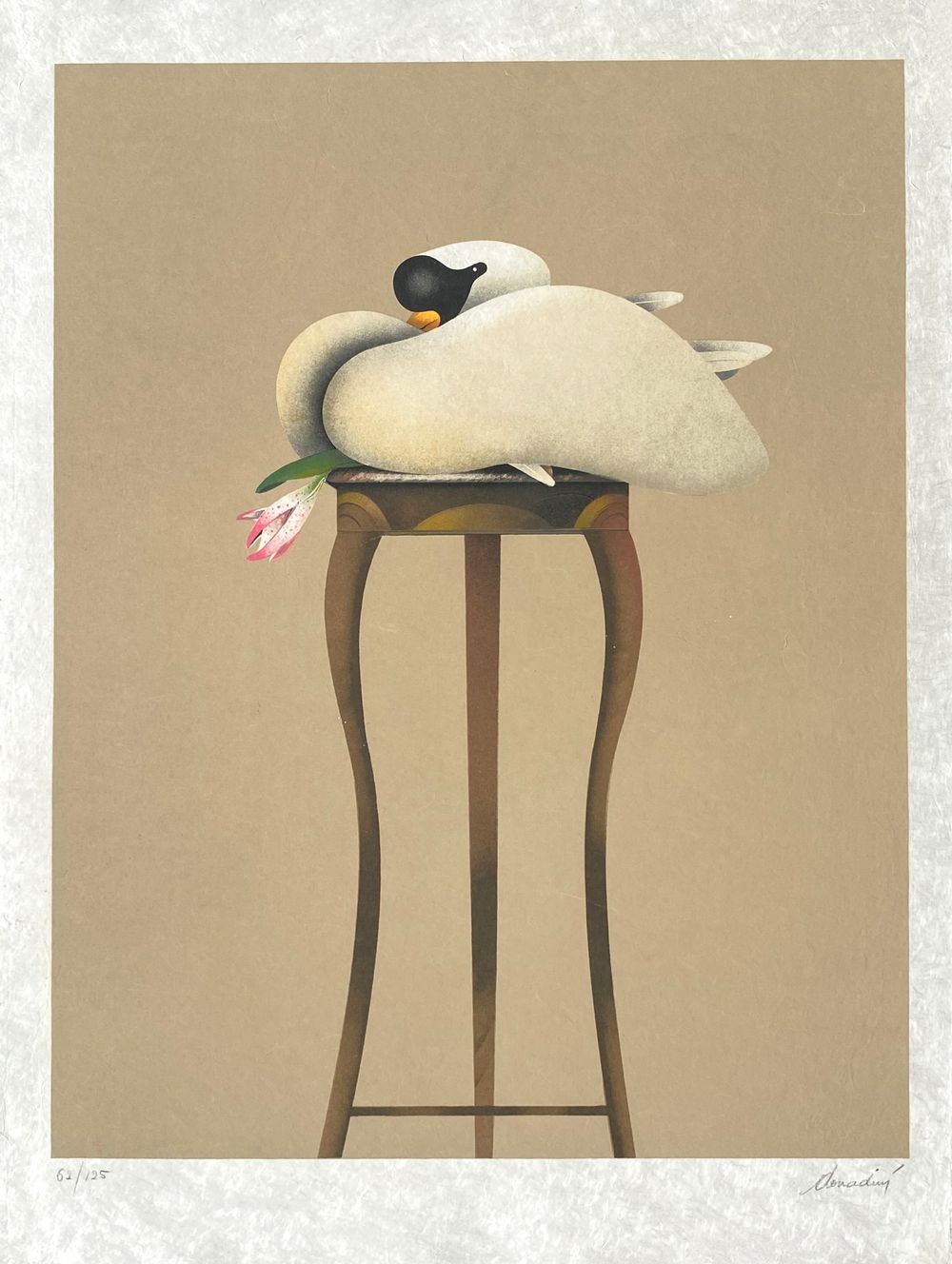 Le cygne et le guéridon
