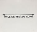 Suite Macerata - TOILE DE 45 CM DE LONG