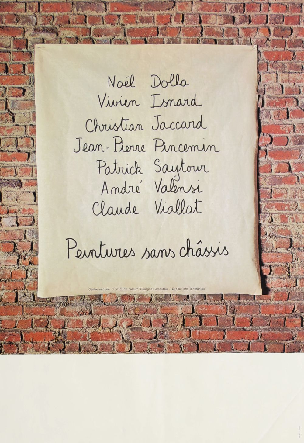 Expo 75 - Peintures sans chassis - Dolla, Isnard, Jaccard, Pincemin, Saytour, Valensi, Viallat