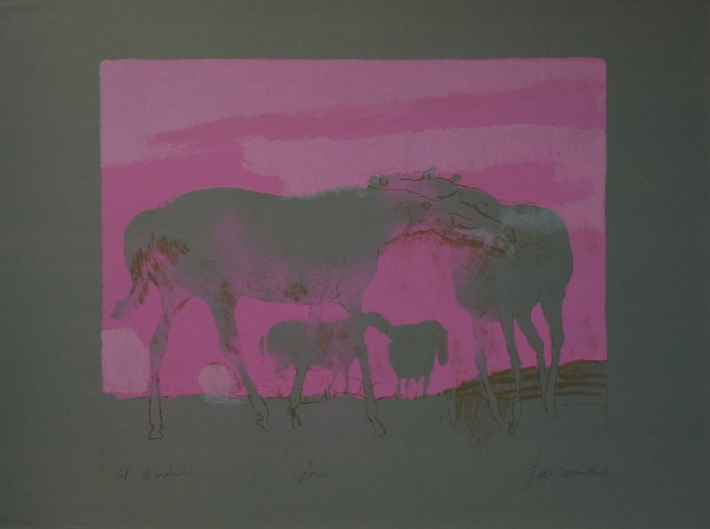 Les chevaux blancs (2e état)
