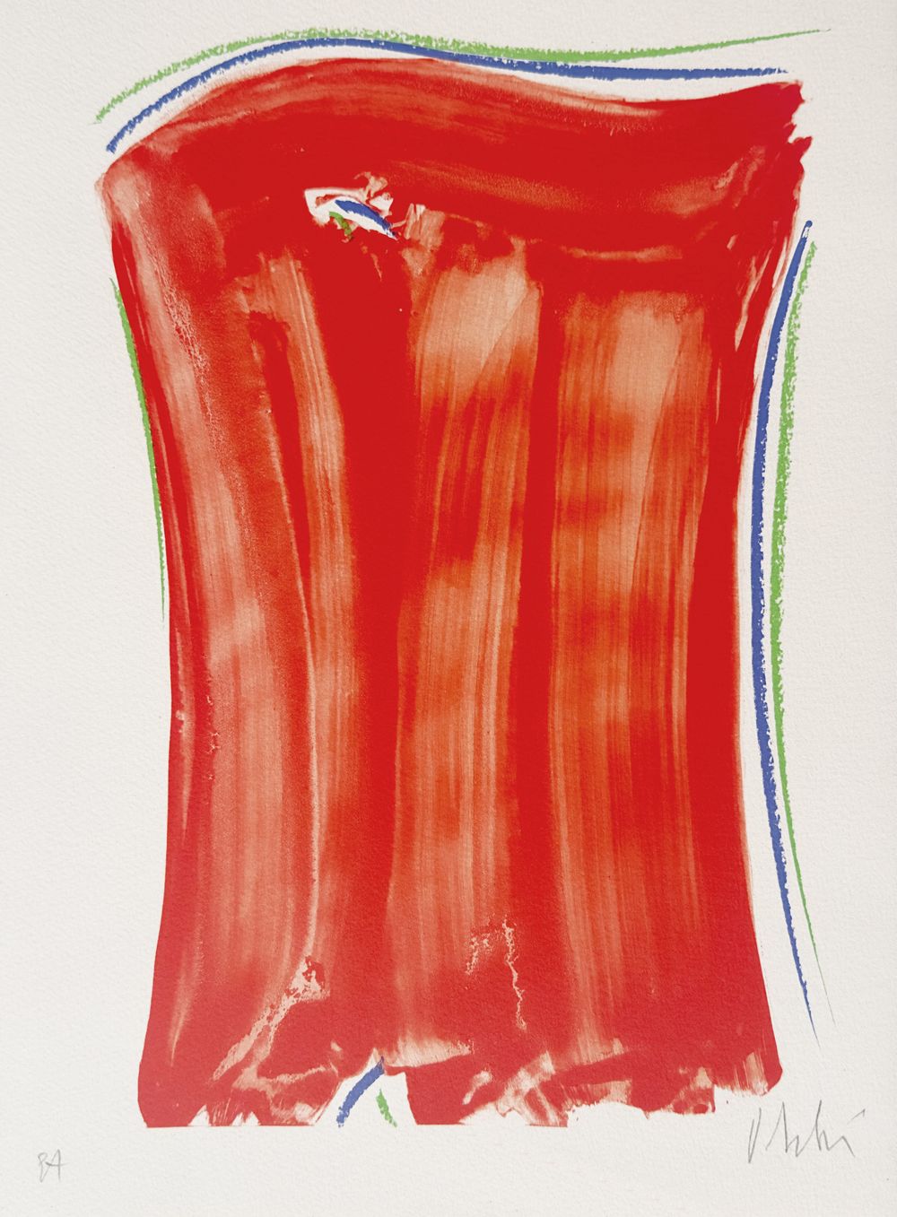 Rideau rouge