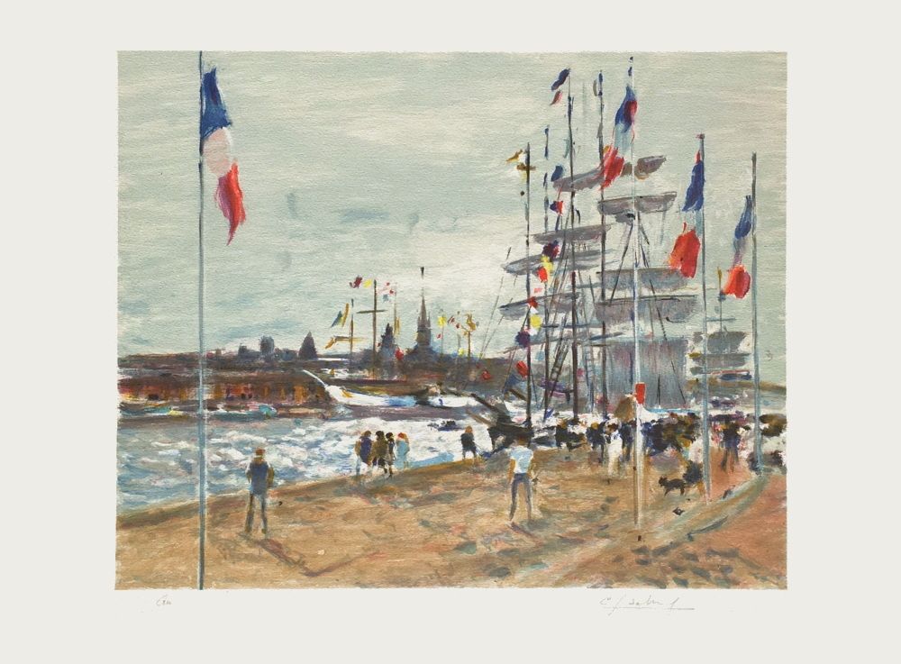 Les quais à Rouen