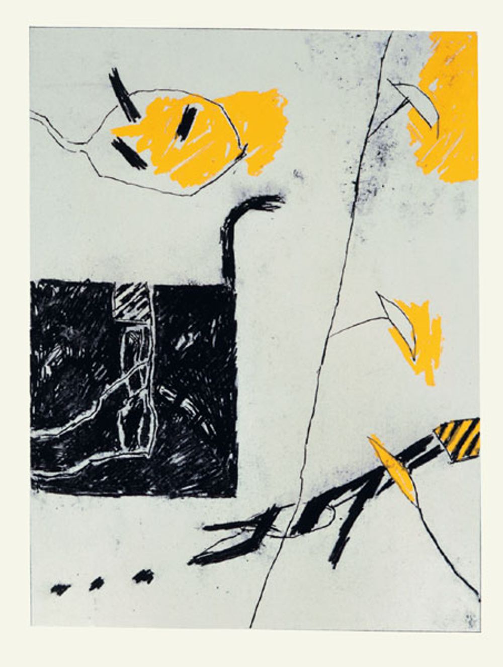 Noir Blanc Gris Jaune 1