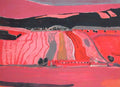 Paysage rougeoyant