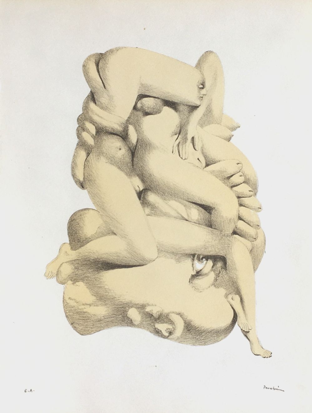 Couple enlacé