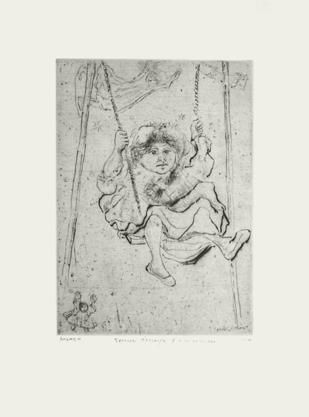 Fille à la balançoire