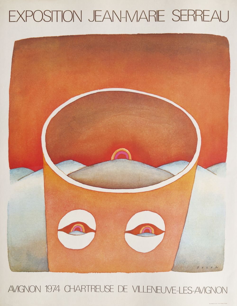 Expo 74 - Jean-Marie Serreau - Chartreuse de Villeneuve les Avignon -
