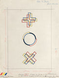 Deux croix et un cercle
