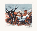 Femme dans le paysage