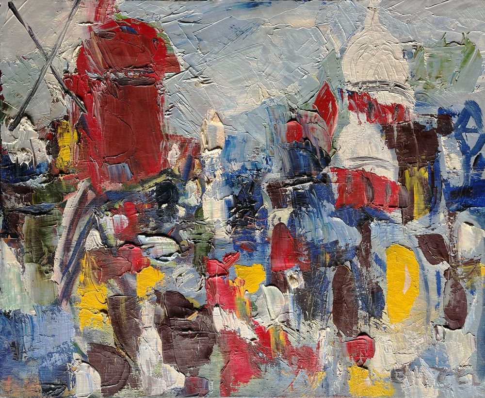 Le Sacré Coeur et le Moulin de la Galette
