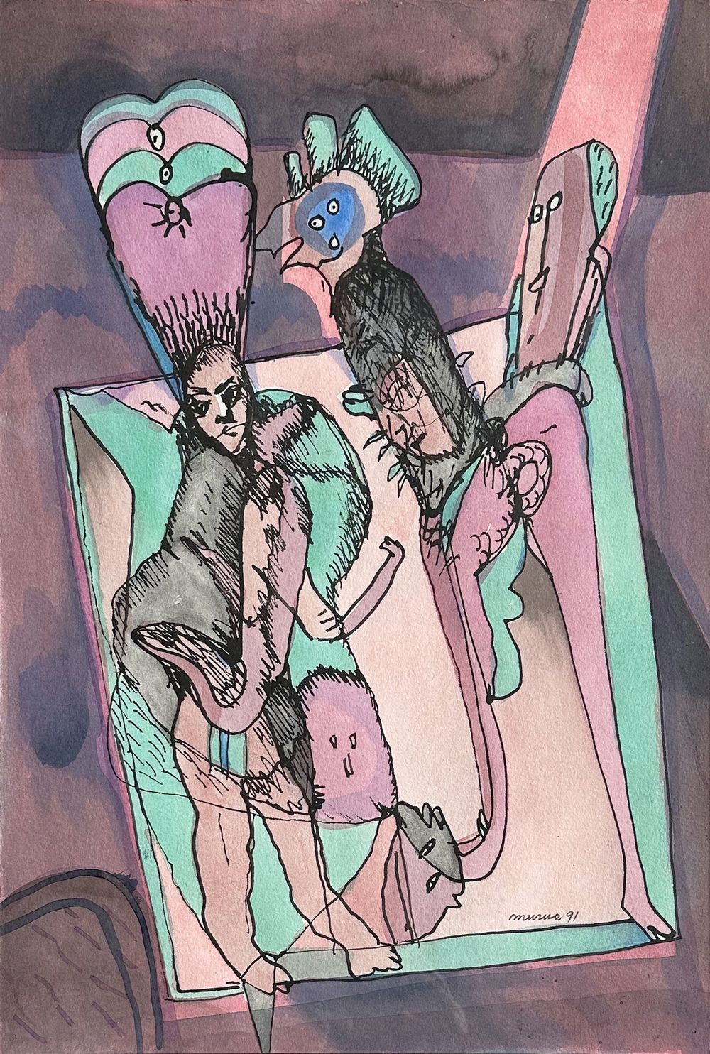 Trois personnages