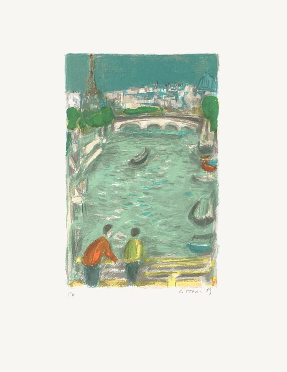 Vue sur la Seine à Paris