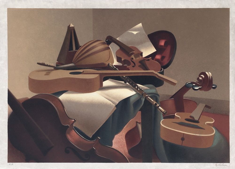Nature morte aux instruments