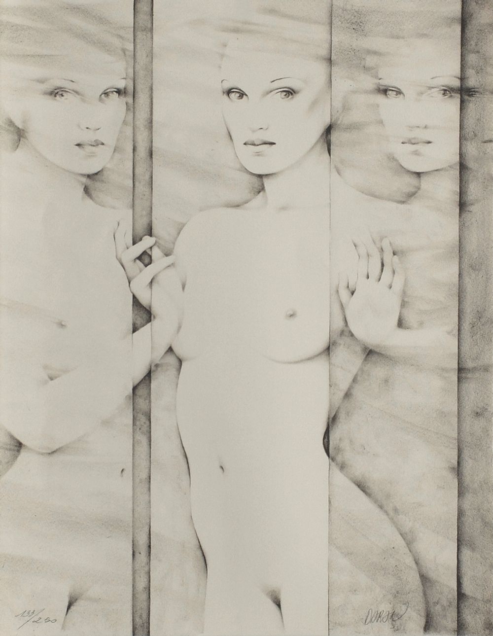 Nu au miroir