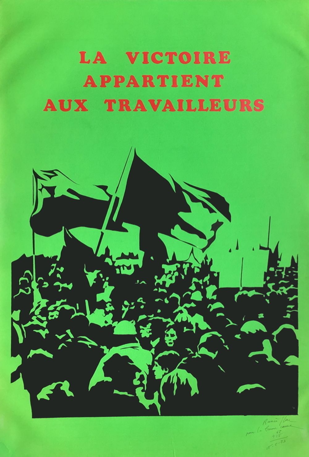 La Victoire appartient aux Travailleurs - Mai 68