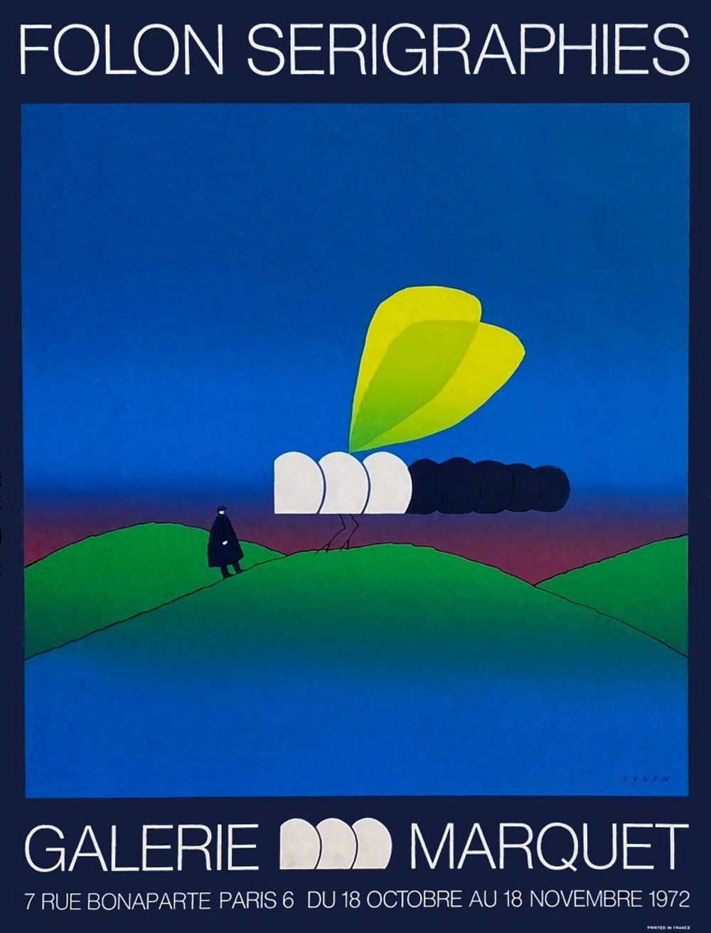 Expo 1972 - Galerie Marquet (jaune)