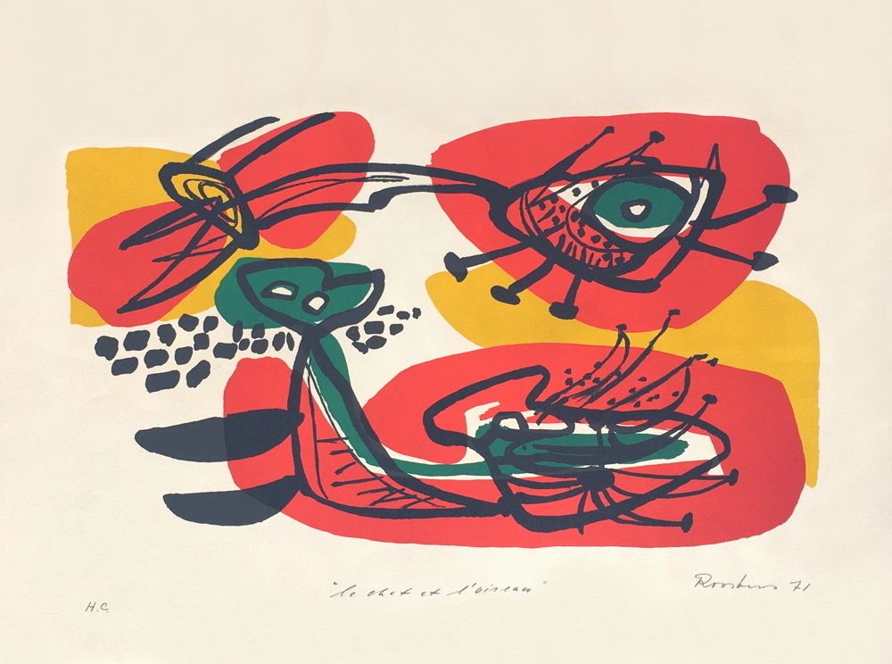Le chat et l'oiseau