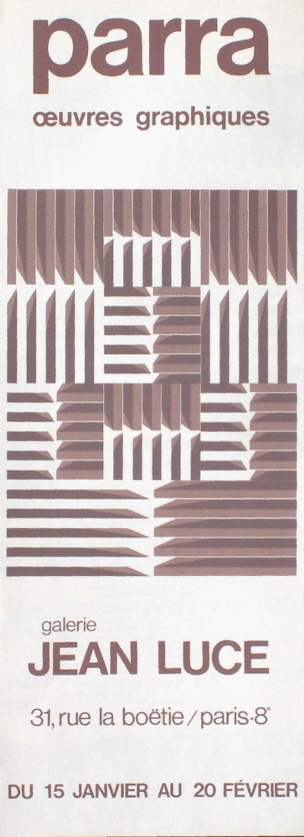 Expo 77 - Galerie Jean Luce